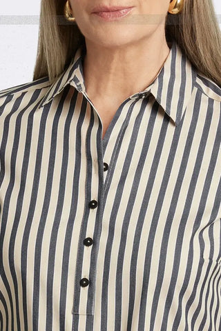Madison Essential Stripe No Iron Tunic