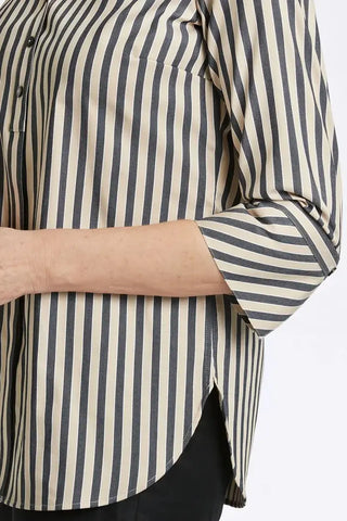 Madison Essential Stripe No Iron Tunic