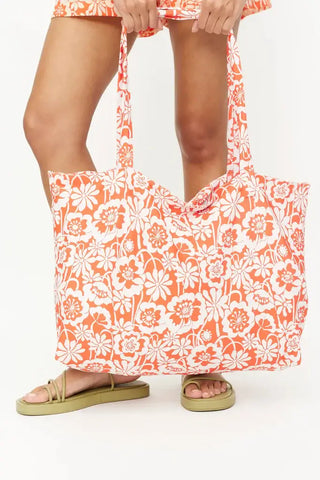 Beach Flower Floral Beach Bag
