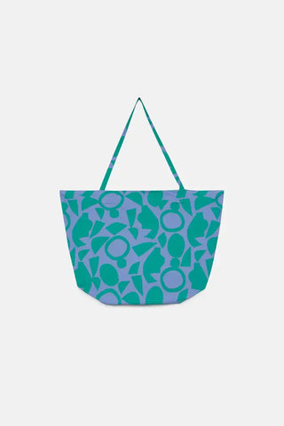 Afrik geometric Beach Bag