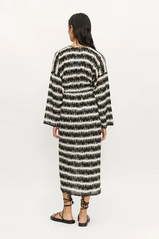 Summer Vibes Striped Kimono