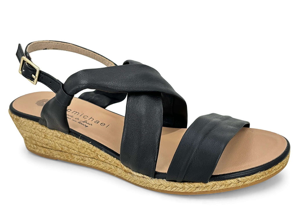 Eric Michael Coco Espadrille - Black