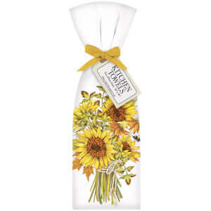 Sunflower Bouquet Flour Sack Towel