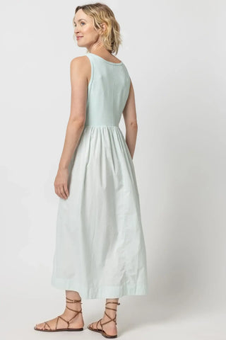 Mixed Media Maxi Dress