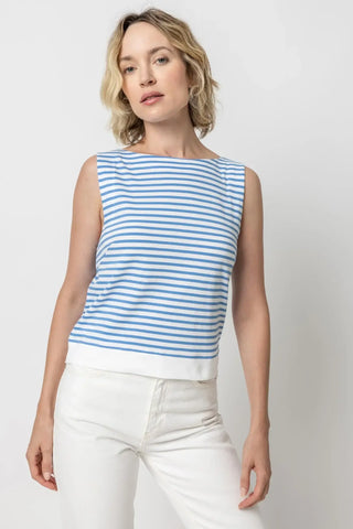 Striped Rib Trim Tank
