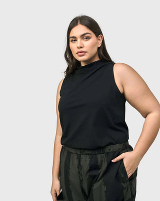 Urban Sleeveless Mockneck Top
