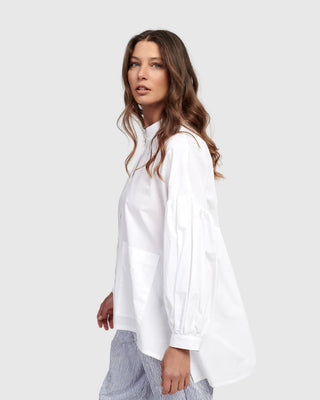 Lydia Hi-Lo Blouse