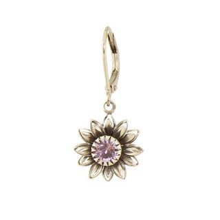 Austrian Crystal Flower Earrings