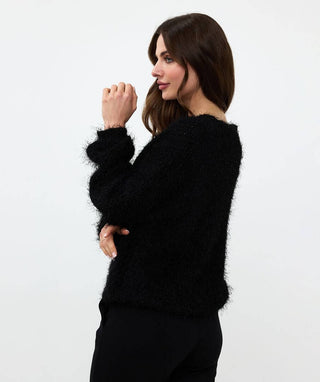 Short Hairy Cardigan