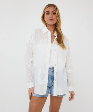 EsQualo 3D Circled Blouse