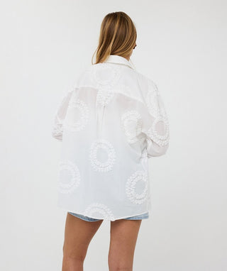 EsQualo 3D Circled Blouse