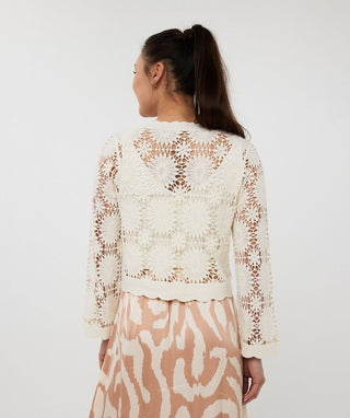 Esqualo Crochet Cardigan