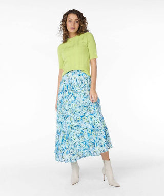 Bayside Blue Print Skirt