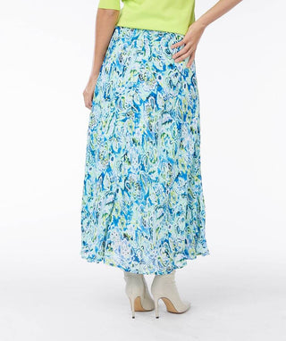 Bayside Blue Print Skirt