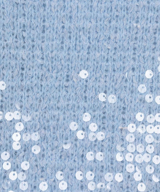 Short Sleeve Sequin Sweater