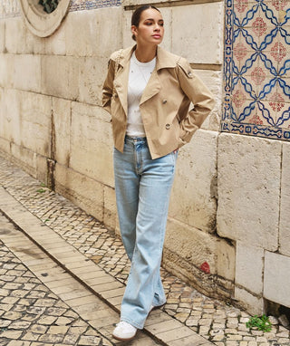 Trousers Wide Leg Denim