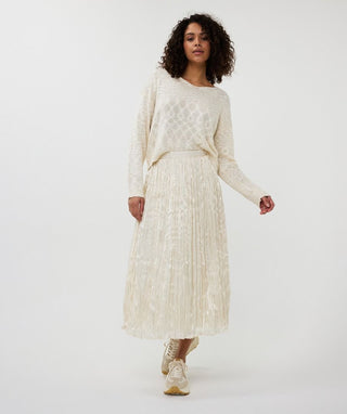 Plisse Changeant Skirt
