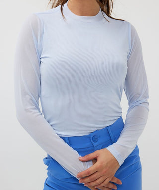 Mesh Long Sleeve Top