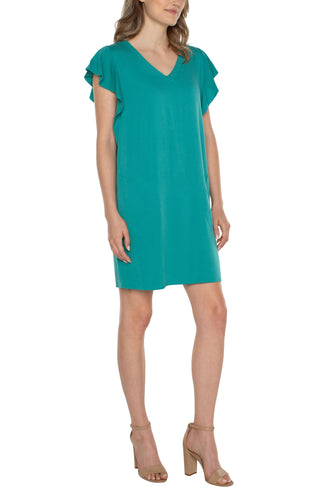 Flutter Sleeve Dress