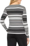 Long Sleeve Boat Neck Knit Top
