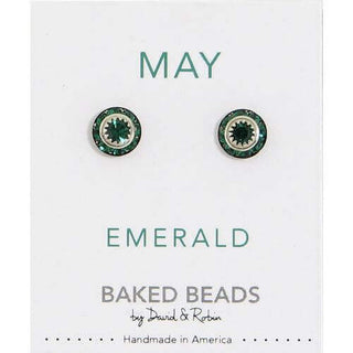 Birthstone Crystal Discs Earrings