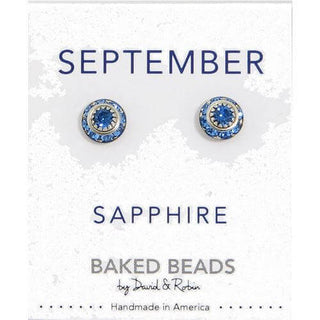 Birthstone Crystal Discs Earrings