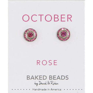 Birthstone Crystal Discs Earrings