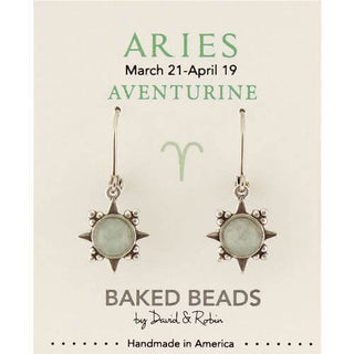 Zodiac Stone Earring Aries
