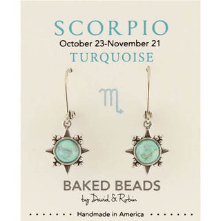 Zodiac Stone Earring Scorpio