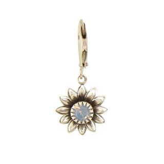 Austrian Crystal Flower Earrings