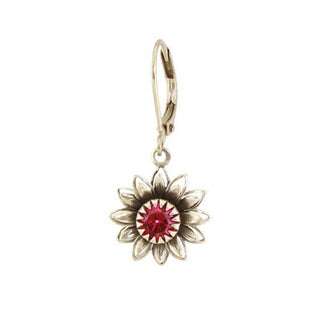 Austrian Crystal Flower Earrings