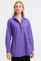 Cici No Iron Pinpoint Long Sleeve Tunic
