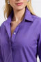 Cici No Iron Pinpoint Long Sleeve Tunic