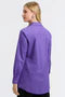 Cici No Iron Pinpoint Long Sleeve Tunic