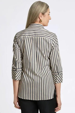 Madison Essential Stripe No Iron Tunic