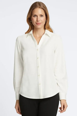 Mary Knit Crepe Shirt