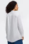 Cici No Iron Pinpoint Long Sleeve Tunic