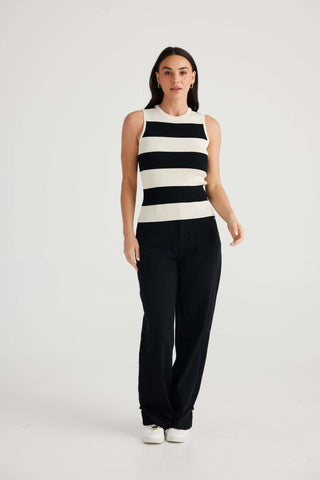 Tori Wide Stripe Tank