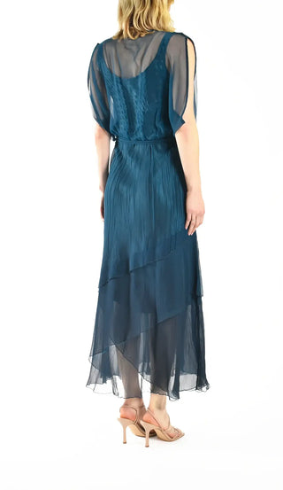 Long Blouson Dress