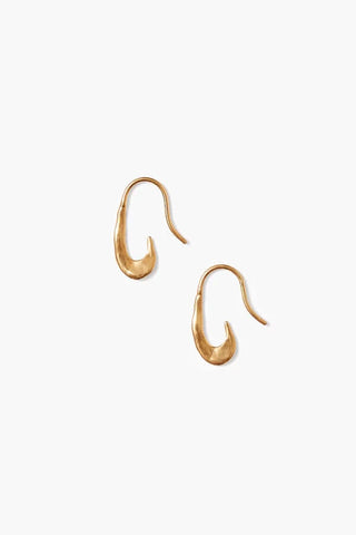 Gala Crescent Earrings Gold