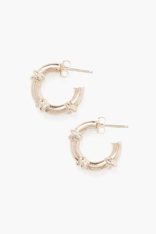 Sailor Puffy Hoops Silver