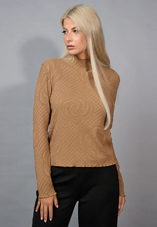 Pleated Rose Top