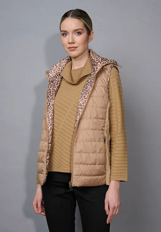 Animal Print Reversible Vest