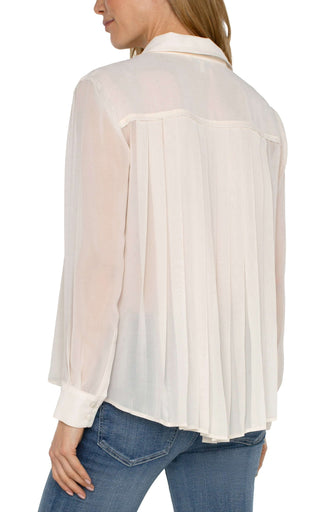 Pleat Back Blouse