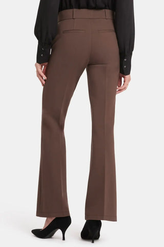 Pull-On Flared Trouser Pants