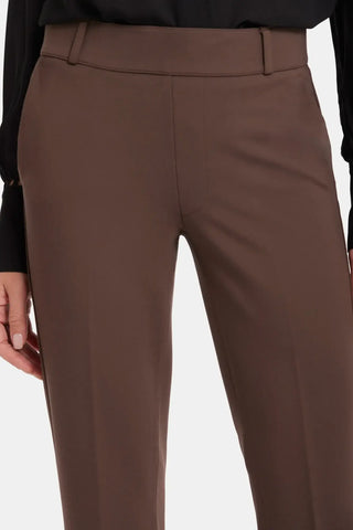 Pull-On Flared Trouser Pants