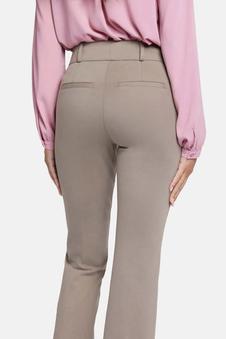 Pull-On Flared Ankle Trouser Pants
