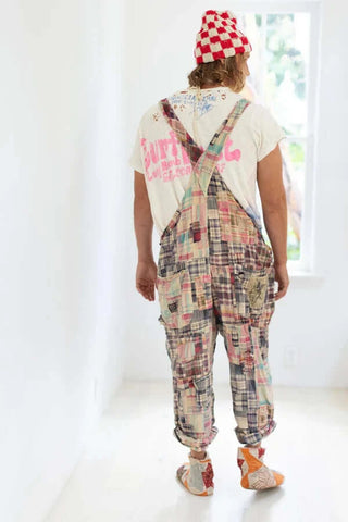 YD Patchwork Love Overalls