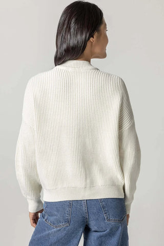 Oversized Rib Pullover Sweater