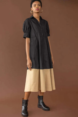 Collared Maxi Dress